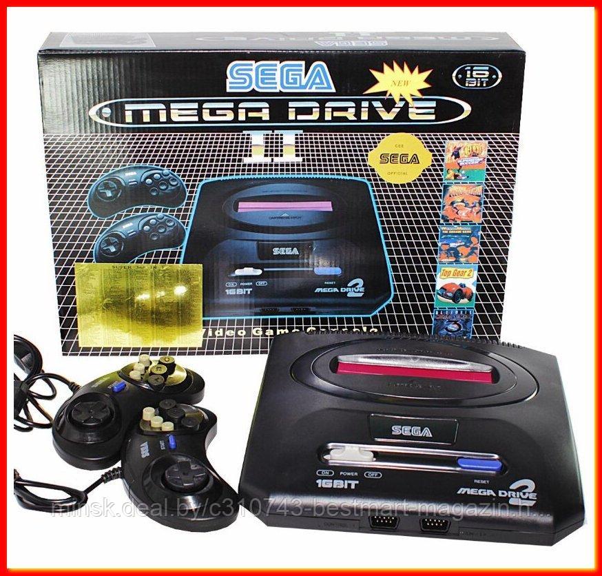 Приставка SEGA Mega Drive 2 | 16Bit | Встроенные игры | 2 джойстика - фото 1 - id-p204042528