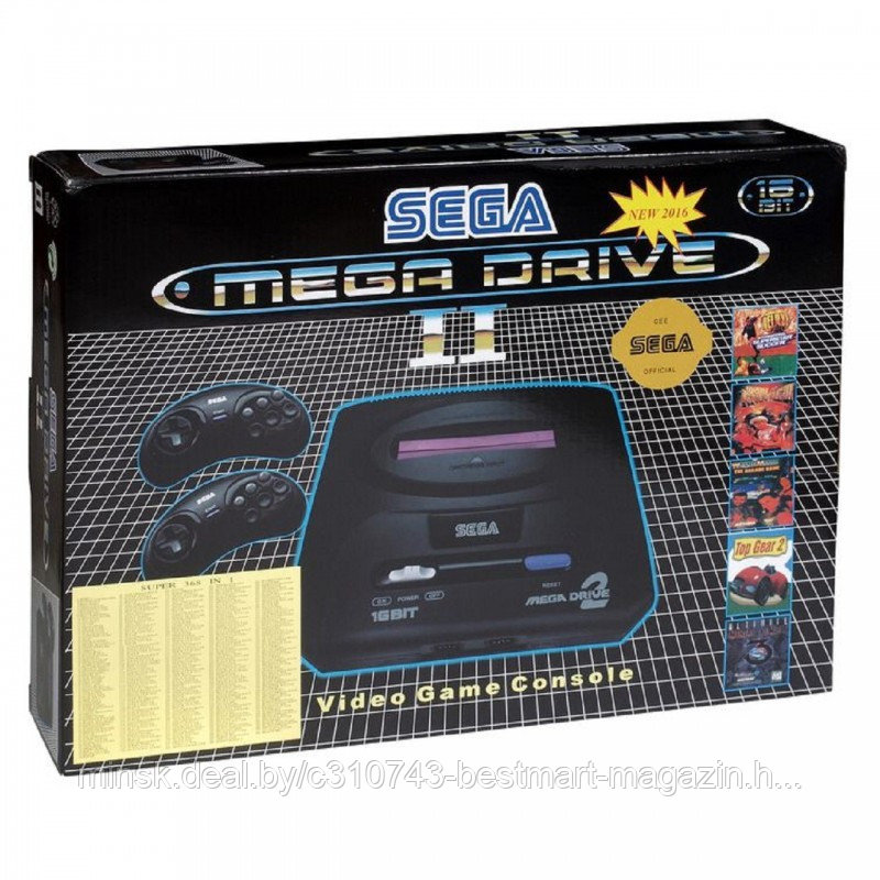 Приставка SEGA Mega Drive 2 | 16Bit | Встроенные игры | 2 джойстика - фото 6 - id-p204042528