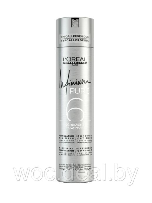 L'Oreal Professionnel Лак для волос без запаха Pure Strong Infinium, 300 мл - фото 1 - id-p167433834