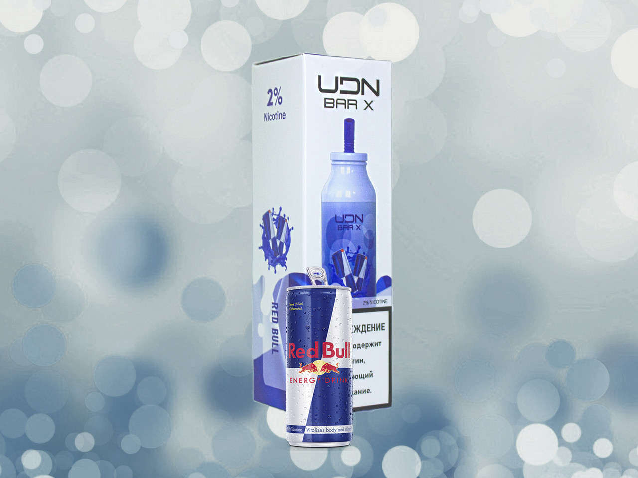 UDN BAR X (Red Bull) 7000 затяжек, перезаряжаемый
