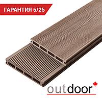 Террасная доска ДПК Outdoor 3D 150*25*3000 мм. STORM/вельвет дуб