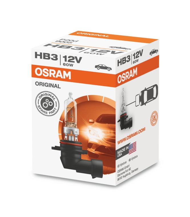 Автомобильная лампа HB3 (9005) Osram ORIGINAL LINE