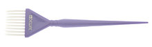 Кисть для окрашивания DEWAL, голубая , с белой прямой щетиной, широкая 40 мм