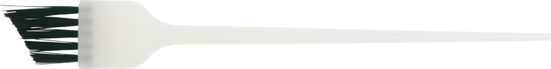 Кисть для окрашивания DEWAL, белая, с черной прямой щетиной, скошенная, узкая 25мм T-1126