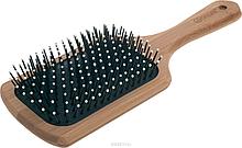 Щетка масажная DEWAL BAMDOO "лопата" деревянная, пластиковый штифт, с плоской ручкой BRBAM6993B