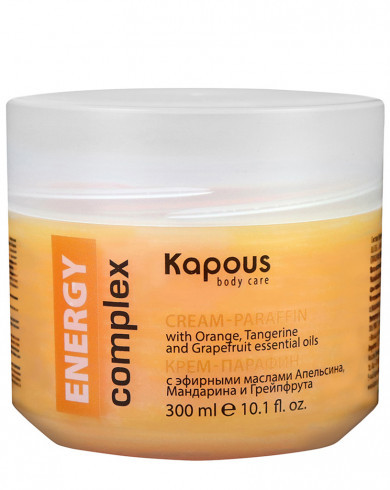 2586 Крем-парафин «ENERGY complex» с эфирными маслами Апельсина, Мандарина и Грейпфрута Kapous, 300 - фото 1 - id-p204054638