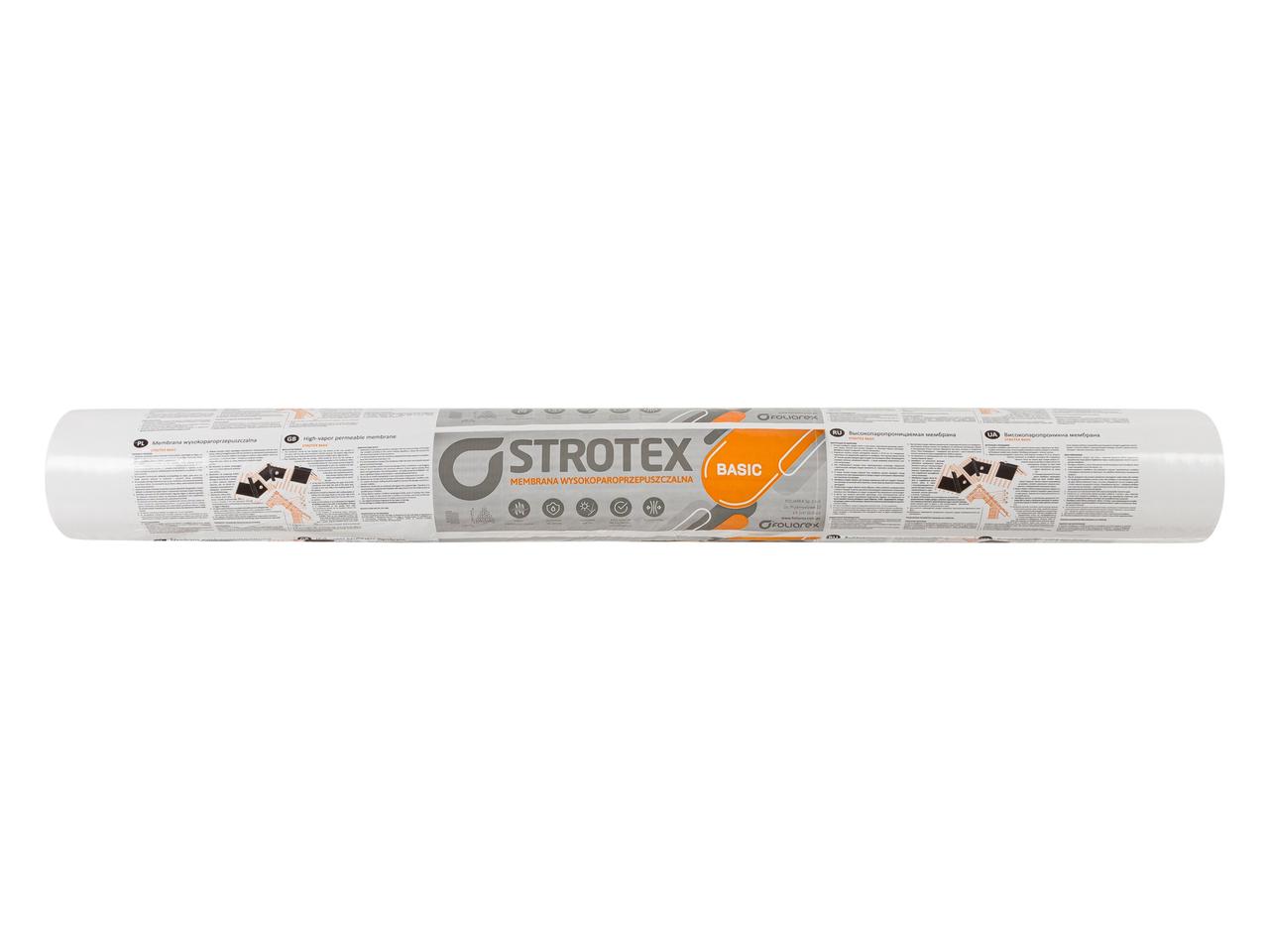 Кровельная мембрана STROTEX Basic (115г/м2, 75 м2, 3 слоя) - фото 2 - id-p204066259