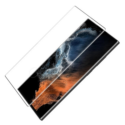 Защитное стекло Nillkin 3D CP+Max черное для Samsung Galaxy S22 Ultra - фото 4 - id-p203965195