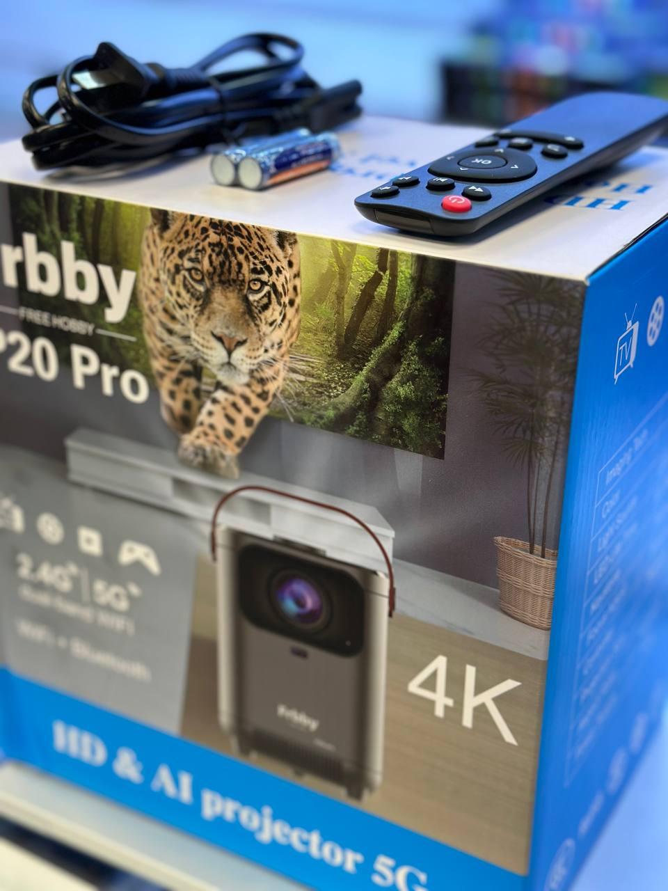 Умный лазерный проектор Frbby P20 Pro (4К,HD,2.4G/5G,Wifi+ Bluetooth) - фото 5 - id-p204074541