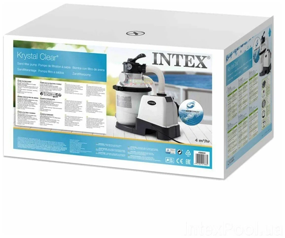 Песочный фильтр мощностью 4500л/ч Intex 26644 - фото 6 - id-p162498615