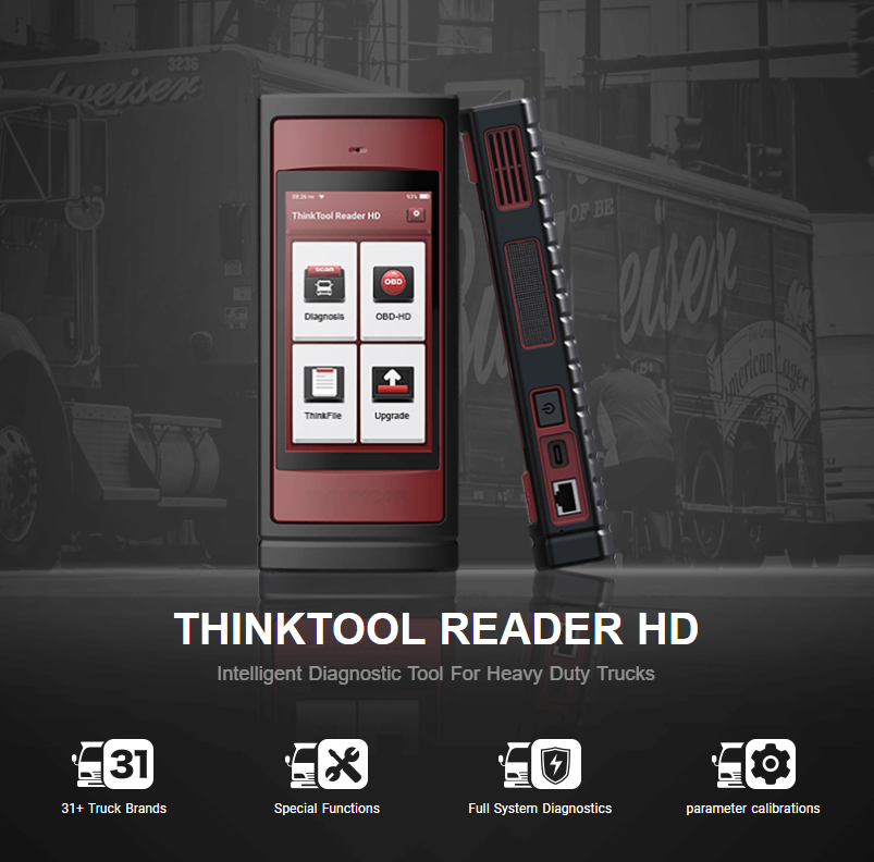 Диагностический сканер THINKTOOL READER HD для грузовых авто - фото 2 - id-p204074961