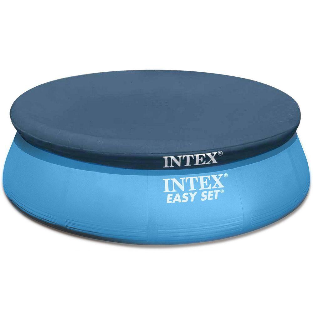 Крышка для надувного бассейна 3,96м, Intex 2 "Easy Set Pool Cover" 28026 - фото 1 - id-p162498621