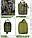 Тактическая сумка - аптечка с наполнителем 29 предметов / дорожный подсумок - аптечка для выживания / зеленая, фото 8