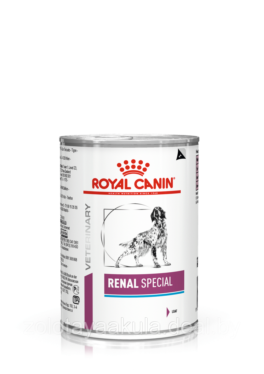 410гр Консервы ROYAL CANIN Renal Special диета для взрослых собак при хронической или острой почечной - фото 1 - id-p204075902