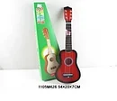 Деревянная шестиструнная гитара 60 см, детская игрушечная гитара для детей, музыкальные инструменты детские, фото 4
