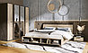 Кровать Эдинбург КР 01 (дуб крафт серый/железный камень) фабрика Стендмебель, фото 5