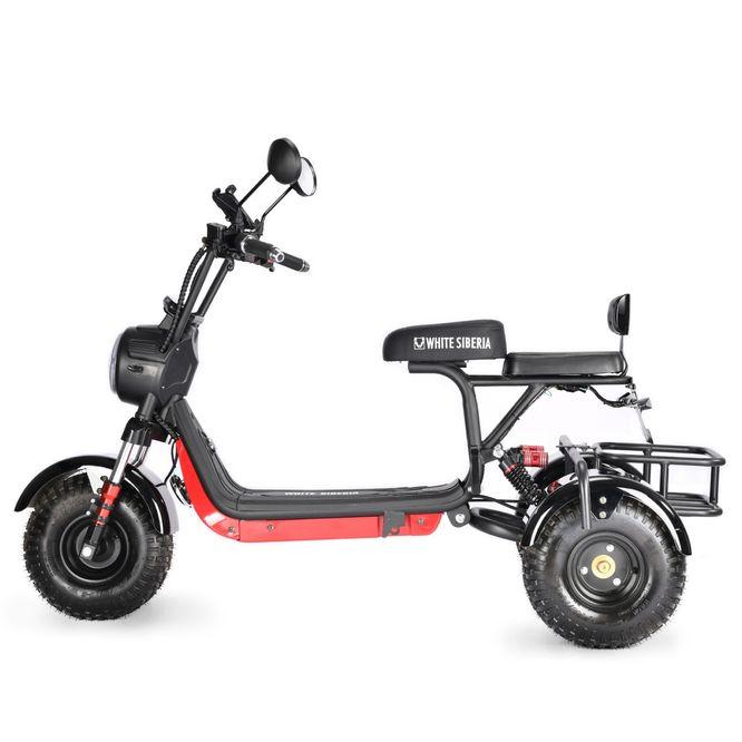 Электроскутер White Siberia Trike Mini 1500W (2023) - фото 5 - id-p204085759