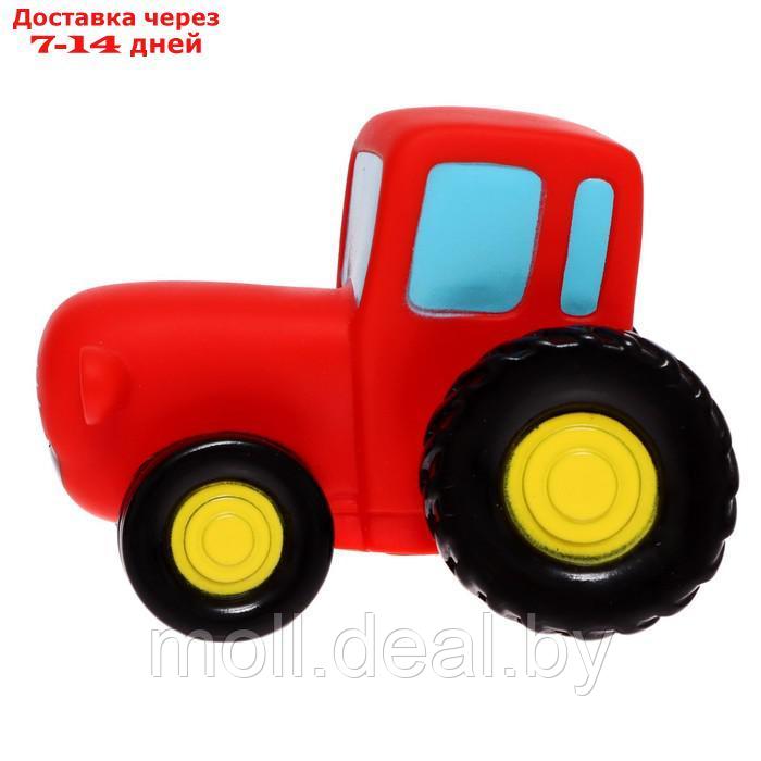 Игрушка для ванны "Синий трактор" красный, 10 см LX-STRED - фото 2 - id-p204035666