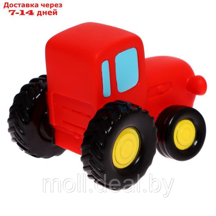 Игрушка для ванны "Синий трактор" красный, 10 см LX-STRED - фото 3 - id-p204035666