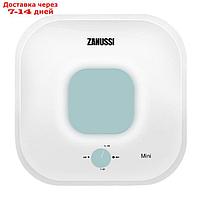Водонагреватель Zanussi ZWH/S 15 Mini O, накопительный, 2.5 кВт, 15 л, бело-зеленый