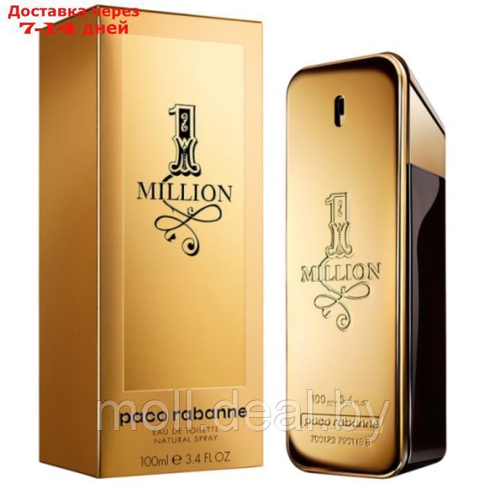 Туалетная вода мужская Paco Rabanne 1Million, 100 мл - фото 1 - id-p204043625