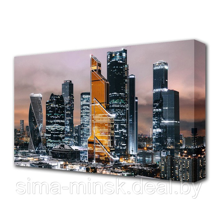 Картина на холсте "Блеск небоскребов" 60*100 см - фото 1 - id-p204090260