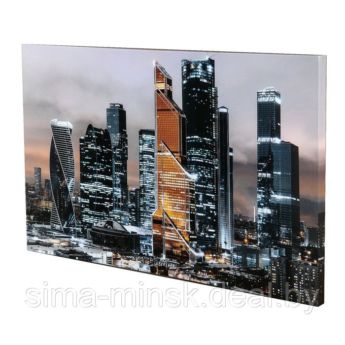 Картина на холсте "Блеск небоскребов" 60*100 см - фото 2 - id-p204090260
