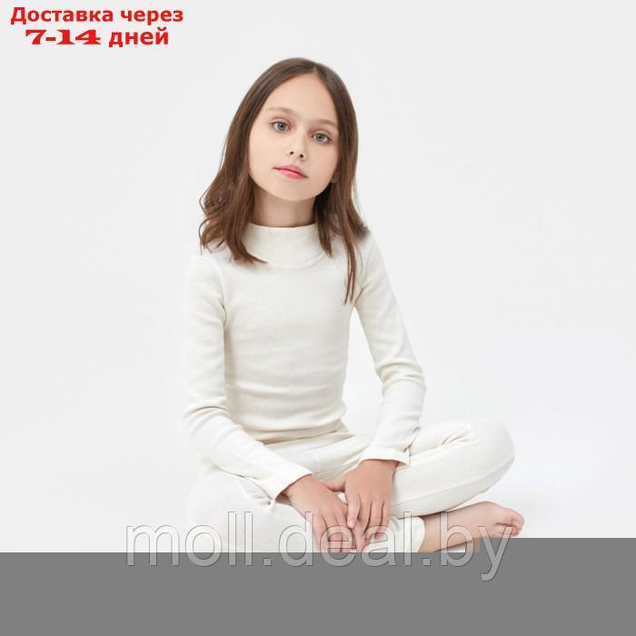 Термобелье для девочки (лонгслив, легинсы) цвет экрю, рост 152 - фото 6 - id-p204034728