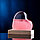 Барометр - штормгласс "Сердце" 11х10х4см, розовое, фото 2