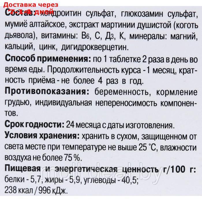 Концентрат №9 Хондроитин + Глюкозамин с дигидрокверцетином, 60 капсул по 700 мг - фото 4 - id-p204035100