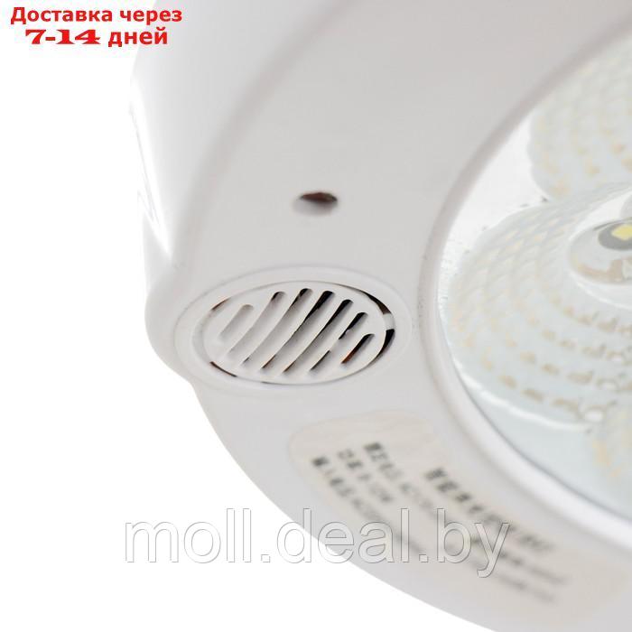 Светильник с датчиком звука "Лира" LED 8Вт белый 21х21х2,5 см - фото 6 - id-p204040936