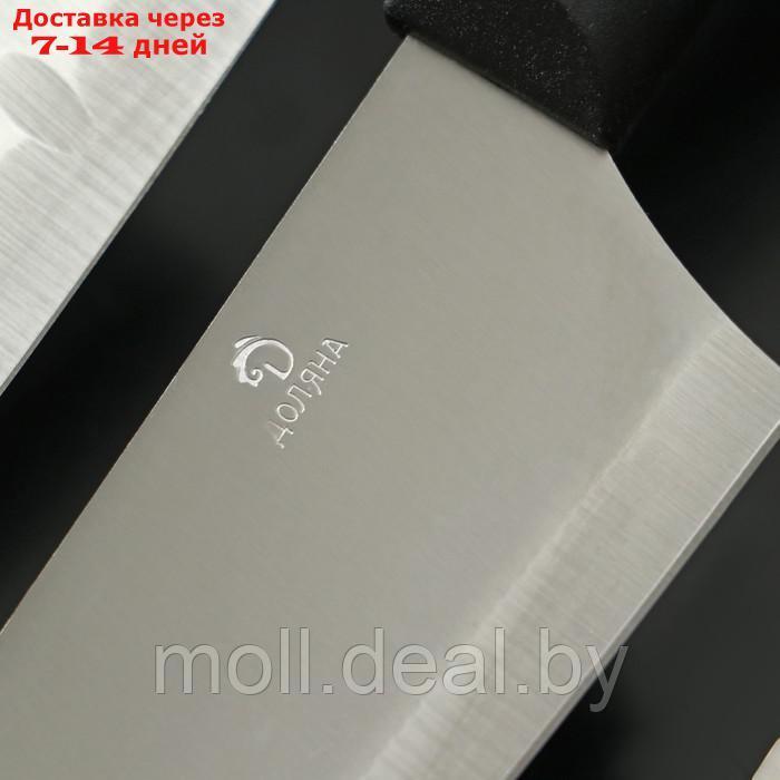 Набор "Fоlk" 3 ножа, цвет черный - фото 4 - id-p204040950