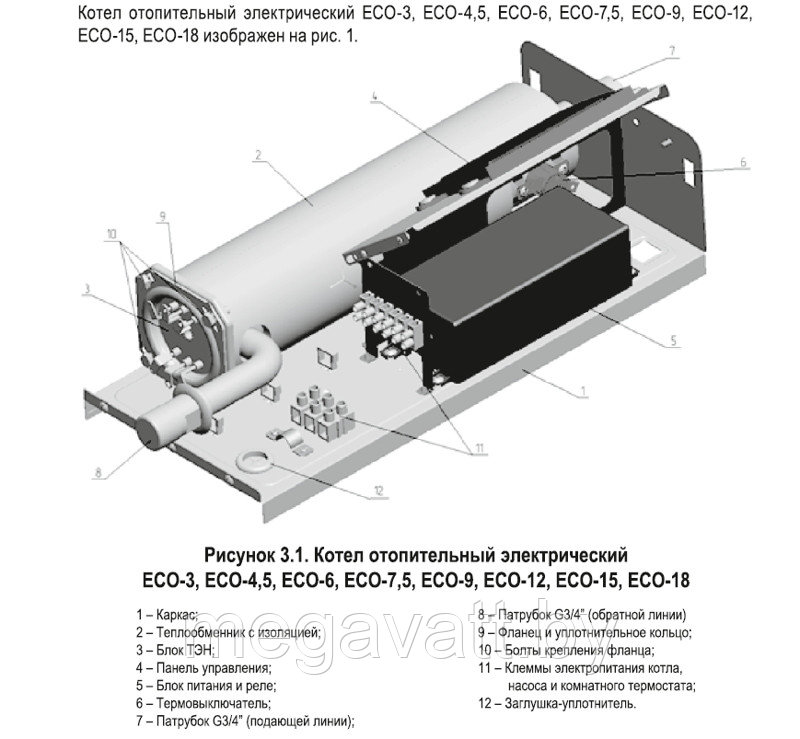 Электрический котел LEMAX ECO-6 - фото 6 - id-p204097173