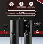 Электрический штопор для вина  Electric wine opener 23 см. Черный, фото 10