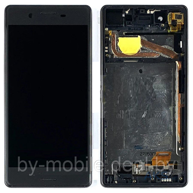 Экран (модуль) в рамке Sony Xperia X (черный)