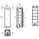 Универсальный холодильный шкаф ENTECO MASTER (Интэко-мастер) Амур 500 без панели LightBox, фото 3