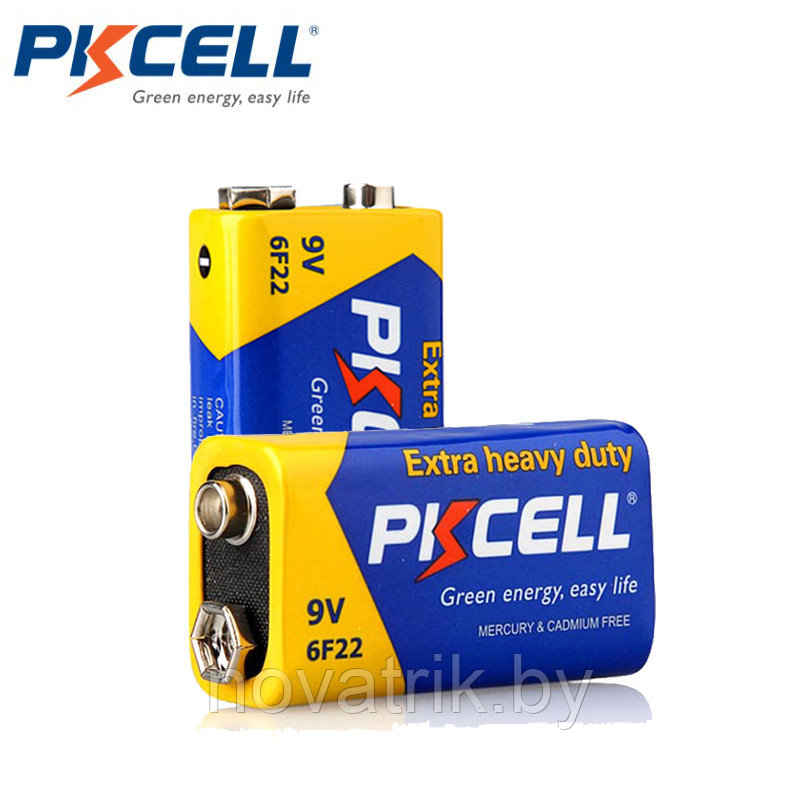 Батарейка PKcell 6F22 9V  (крона)