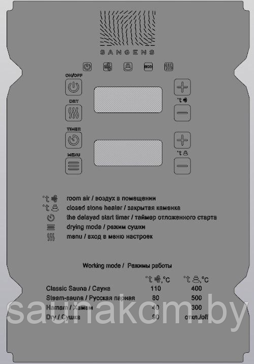 Блок управления Sangens W6-9 Bluetooth - фото 4 - id-p204103345
