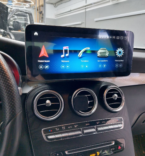 Штатный монитор для Mercedes-Benz C 2014-2019 на Android 12, (экран 12.3, 8/128gb) - фото 1 - id-p204108946