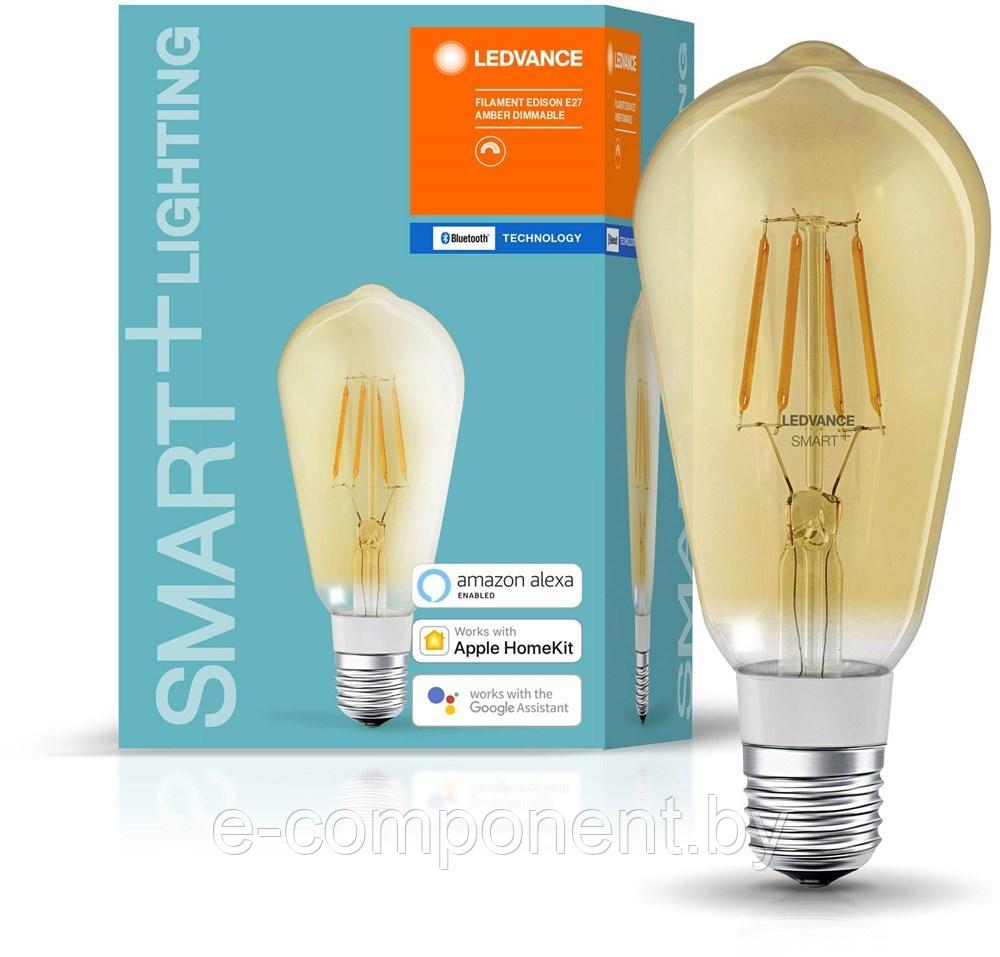 Лампа SMART Filament Edison Dimmable 55 6 W/2400K E27 - фото 1 - id-p204109552