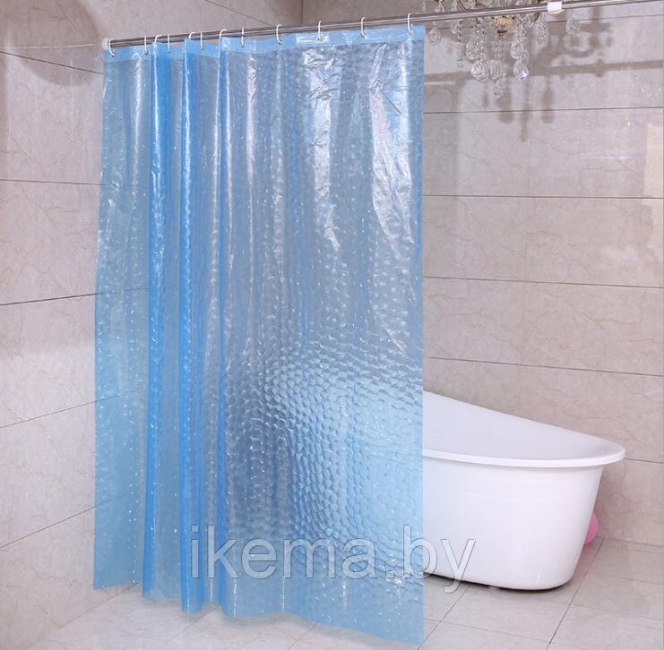 Штора для ванной и душа прозрачная 180*200 см. (BM06) - фото 1 - id-p115969878
