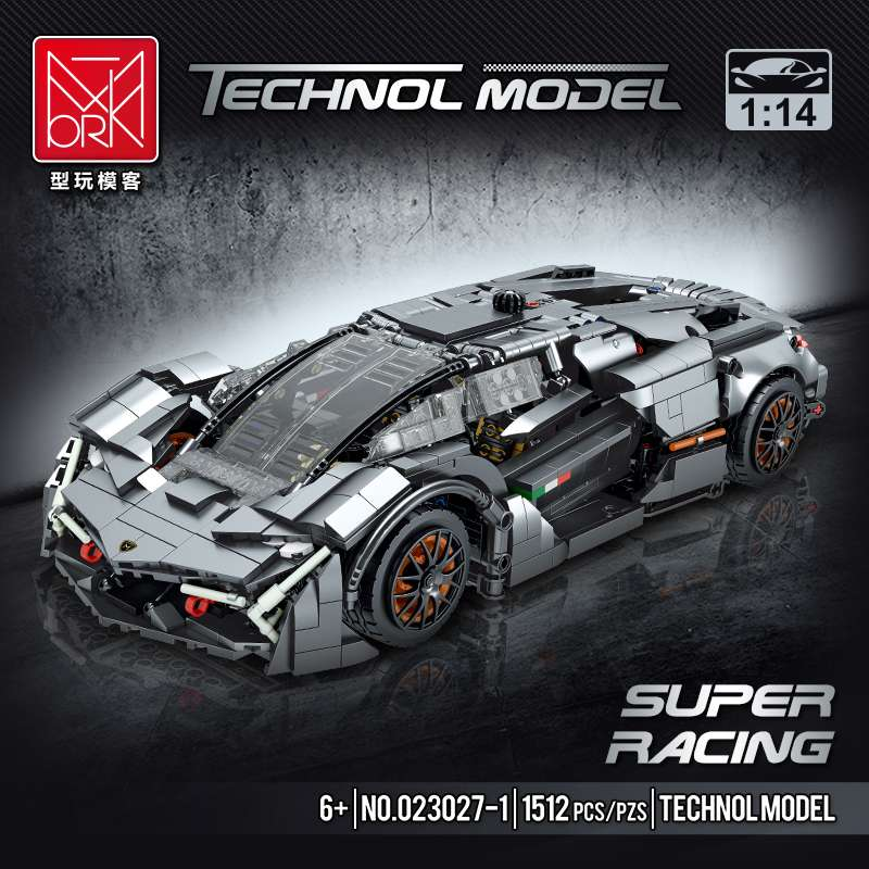 Конструктор Mork 023027-1 Техника "Lamborghini Terzo Millennio" 1512 дет.