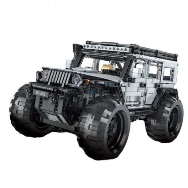 Конструктор 15009 MOULD KING Автомобиль Jeep Wrangler-Expedition на радиоуправлении, 1288 деталей - фото 3 - id-p204110984