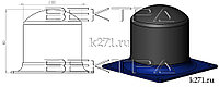 Буфер крановый резиновый БР с фланцем