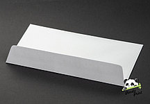 Конверт дизайнерский 110х220 мм Белый металлик