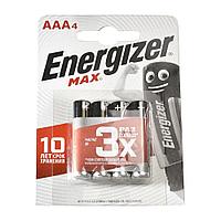 Батарейка ENERGIZER MAX LR03/E92/AAA BL4 (блистер 4шт)