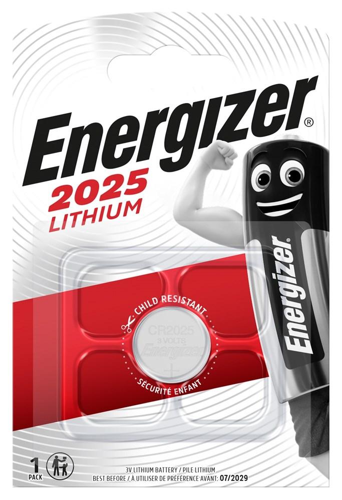 Батарейка ENERGIZER Lithium CR2025 BL1 - (блистер 1шт) - фото 3 - id-p204113076