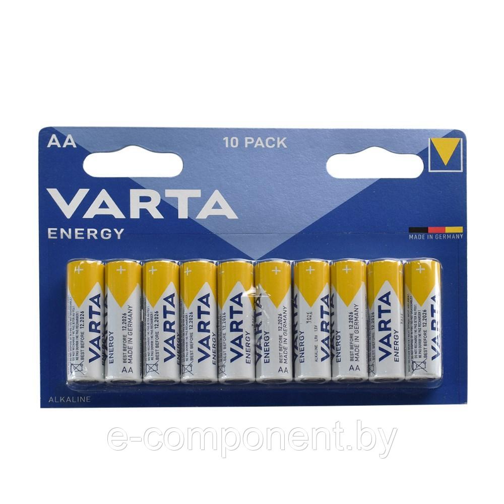 Батарейка VARTA ENERGY LR6 AA BL10 (блистер 10) - фото 1 - id-p204113078