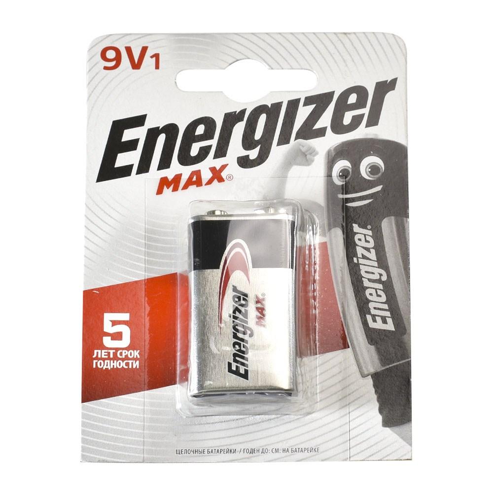 Батарейка ENERGIZER MAX 6LR61/ 522/9V BL1 - (блистер 1шт) - фото 1 - id-p204113079