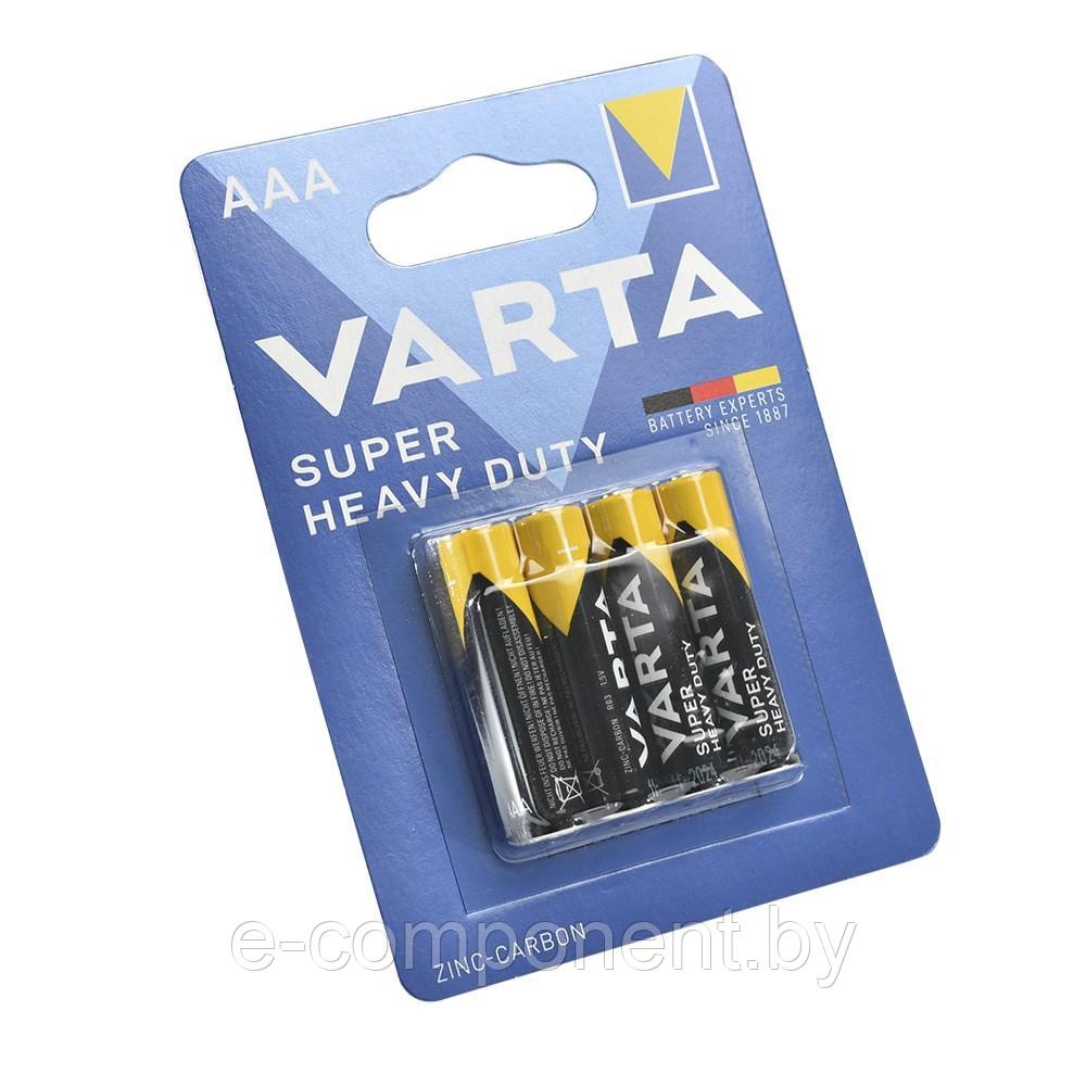 Батарейка VARTA SUPERLIFE R03 AAA BL4 (блистер 4шт) - фото 1 - id-p204113080